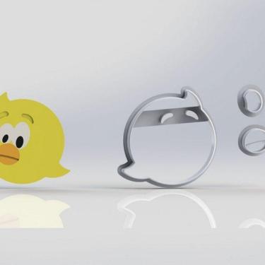 Imagem de Cortador Galinha Pintadinha Pintinho Modular Tamanho 6cm