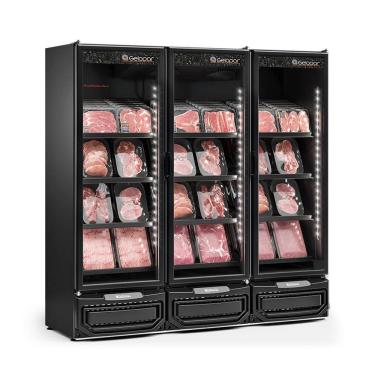 Imagem de Refrigerador Expositor Vertical 1468 Litros Preto 220V Gelopar GCBC-1450 LB