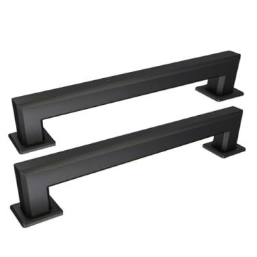 Imagem de Barras de apoio para deficientes, octógono pacote com 2 barras de apoio de chuveiro de 45 cm para idosos, barras de apoio ADA de aço inoxidável 304 para banheiras e chuveiros, vaso sanitário, alças de