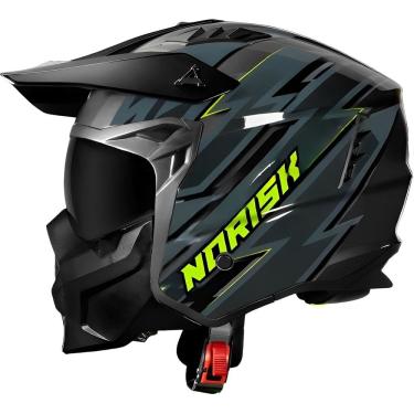 Imagem de Capacete Norisk Darth Il 2 Storm Articulado Cinza Titanium