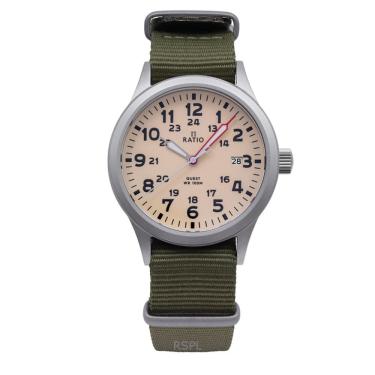 Imagem de Relógio masculino RATIO Quest RTQ011 Field 100m com cristal de safira