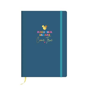 Imagem de Caderno Bullet Journal Redoma Pontilhado Azul Escuro com Fitilho