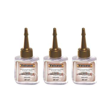 Imagem de Reparador De Pontas Yelsew 30Ml Argan - Kit Com 3Un