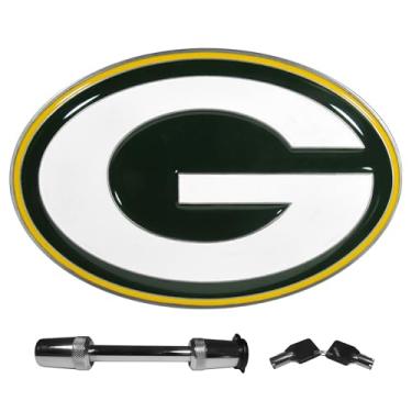 Imagem de Siskiyou NFL Green Bay Packers Trailer Engate com trava de engate Classe II, cores do time