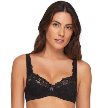 Imagem de Sutiã Sustentação Sem Bojo Valisere 26123/2612-3, Preto, 52