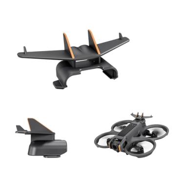 Imagem de SZZCNOX AVATA 2 Asa traseira de voo de liberação rápida, protetor de bateria antidescolamento e antibatidas para acessórios de drone DJI AVATA2