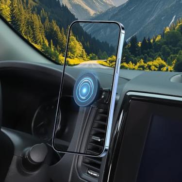 Imagem de Bekantogy Suporte de celular para carro compatível com Nissan Frontier 2022-2025 console central display multimídia painel lado esquerdo clipe de ventilação celular kit de suporte de carro (estilo E)