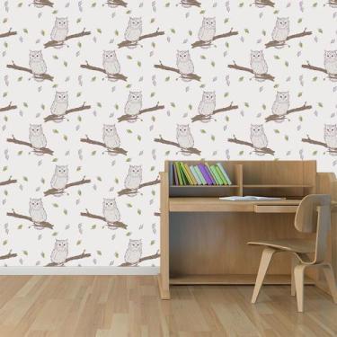 Imagem de Papel de Parede Adesivo - Coruja - 074ppi - Allodi