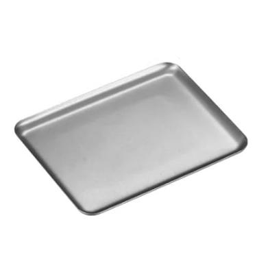 Imagem de OUFEIJIA Forma de bolo de aço inoxidável, utensílios de cozinha, lanches rasos, pratos de armazenamento de alimentos, bandeja de pastelaria, pratos antiaderentes