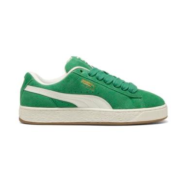 Imagem de PUMA Tênis masculino de camurça GG, Verde arquivo/cinza vapor, 39
