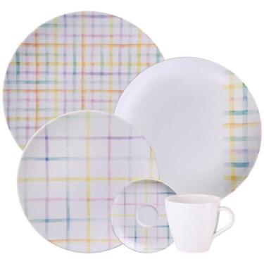 Imagem de Aparelho de Jantar 20 Peças Porcelana Sweet Color Tramontina 4 Pessoas