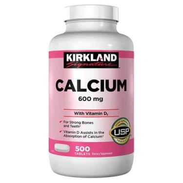 Imagem de Suplemento KIRKLAND Signature Calcium 600 mg com vitamina D3