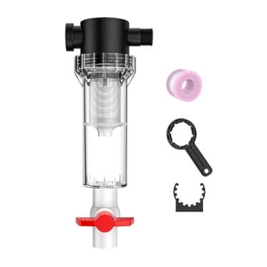 Imagem de Stgfyxgs Filtro Interno para Aquário, Limpador de Rosca de 1/2", Anel de Vedação de Silicone Multiuso, Acessórios Transparentes, Filtro, 40 Malha