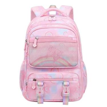 Imagem de Mochila LukeSports Butterfly  Grande, Reforçada e Impermeável, Rosa