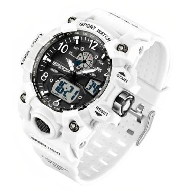 Imagem de Relógio esportivo feminino Gosasa 5ATM à prova d'água com cronômetro d