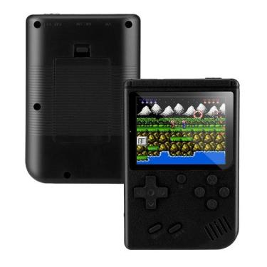 Imagem de Console de jogos retrô portátil, mini console de jogos portátil 400 jo