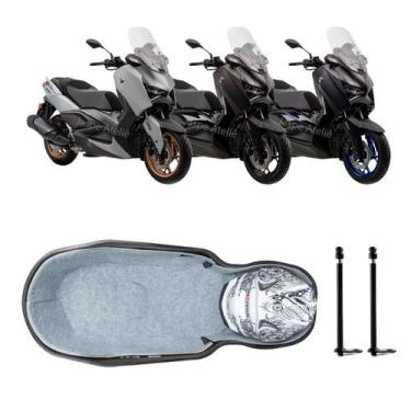 Imagem de Forração Yamaha Xmax 300 2026 Acessório Cinza Baú 2 Antena - Jaspe Ate