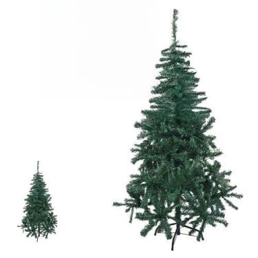 Imagem de Árvore de Natal Artificial, 1,50m de Altura, 380 Galhos, Verde