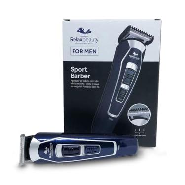 Imagem de Máquina de Cortar Cabelo e Barba Sem Fio Relaxbeauty – Aparador Profissional 4 Pentes Resistente à Água
