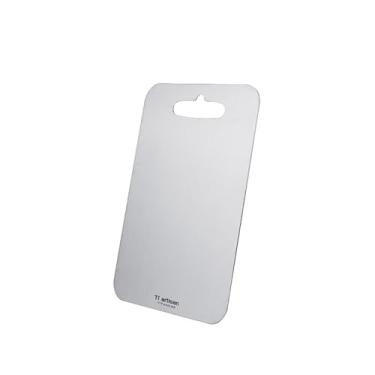 Imagem de Ti Artisan Tábua de corte de titânio, dupla face, leve para acampamento, cozinha (média)