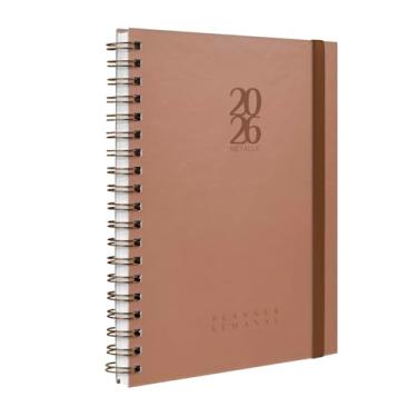 Imagem de Agenda Planner Semanal Plus 2026 Solid Metallic Capuccino