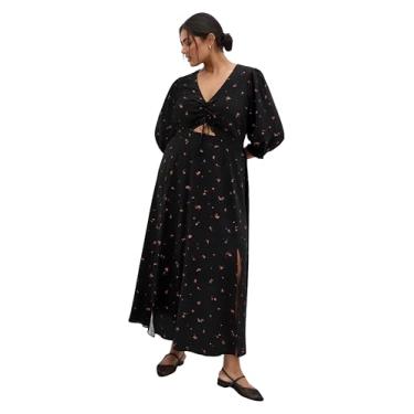 Imagem de City Chic Vestido longo feminino plus size - estampa Jolene, Baby Ditsy, 58