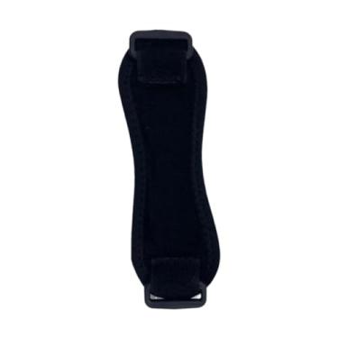 Imagem de Kokiya Joelheira, suporte para joelho, proteção, estabilizador de patela, cinta de suporte para tendão patelar para tendinite, caminhada, tênis, Preto