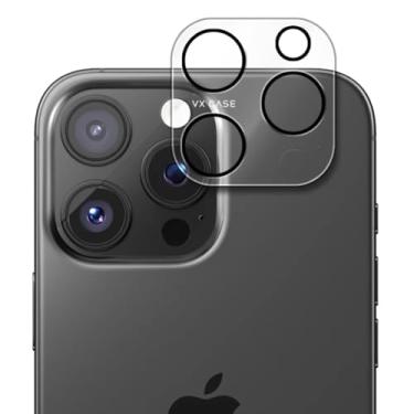 Imagem de [GL CASES] Película De Câmera iPhone 16 Promax Anti Risco Pelicula Para Câmera iPhone 16 Pro Max Vidro Temperado 3D Proteção 9H + Kit Limpeza Para Aplicação