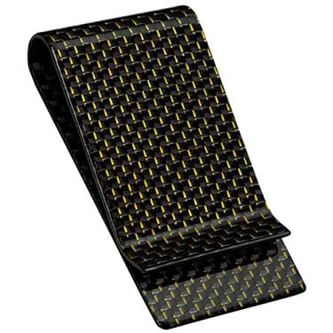 Imagem de SERMAN BRANDS Clipe de dinheiro de fibra de carbono para homens – Carteira fina com clipe de dinheiro RFID, bolso frontal minimalista, porta-dinheiro e porta-cartão de crédito - Carteira 100% de fibra