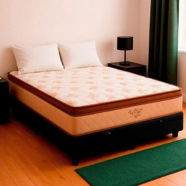 Imagem de Cama Box Viúvo E Colchão Four Season Molas V-store Preto