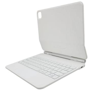 Imagem de Generic Caixa de Teclado Sem Fio, Touch Trackpad Multi Touchpad Tampa de Teclado de Backboard Protetor Compatível para Pro (Branco)