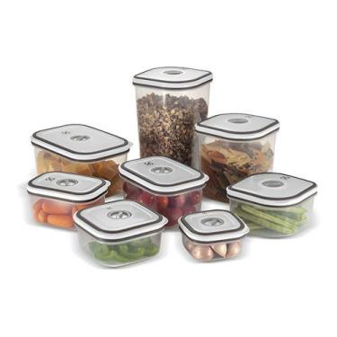 Imagem de Potes Herméticos Electrolux 8 Unid 1.8l Brancos