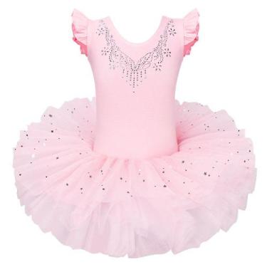 Imagem de Collants de balé BAOHULU para meninas, vestido tutu de dança, tamanho 