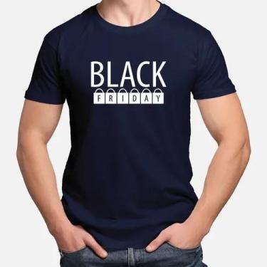 Imagem de Camisa Camiseta Masculina Feminina Algodão Uniforme Black Friday Para 