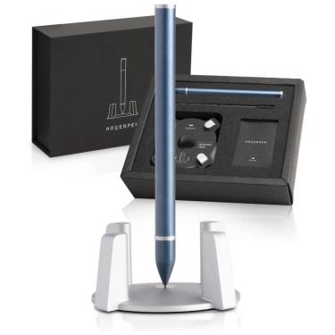 Imagem de Caneta Esferográfica Executiva Vertical com Tinta e Recarga de Alta Qualidade, NOVIUM SHBPAL006, Azul