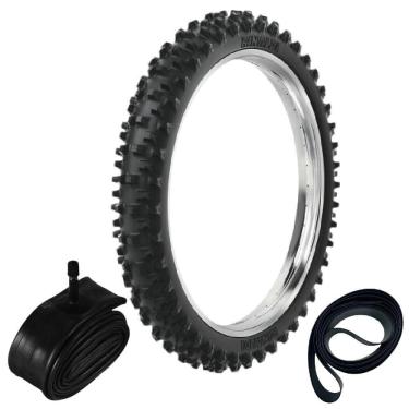 Imagem de Kit Pneu Tornado Crf 230 80/100-21 51m Sr39 Rinaldi + Camara + Cinta