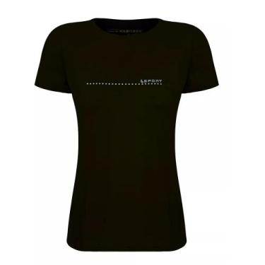 Imagem de Camiseta Lupo Poliamida Básica Feminina - 77052-005, G, Preto