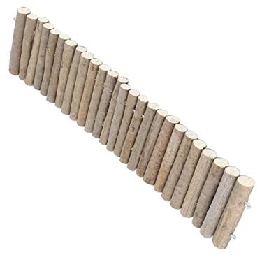 Imagem de Zhjvihx Brinquedo de Ponte de de Hamster, Brinquedo de Roedores Ambientalmente Ponte de Madeira de Hamster para Pequenos Animais para Isolar Animais de Estimação para Mastigar e Brincar (50CM