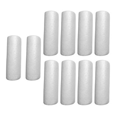 Imagem de FashionCha Conjunto de 10 Círculos de Espuma para Artesanato, Lembrancinhas de Festa, Cilindros de Espuma Leves para Projetos de Faça Você Mesmo, Modelagem, 11x4cm