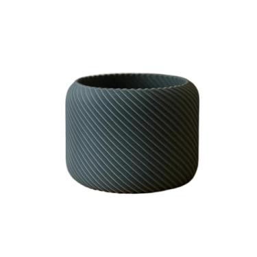 Imagem de Vaso Diagonal Minimalista DecoraçãO Elegante Moderno Jarros Decorativos Para Sala(Cinza,M)