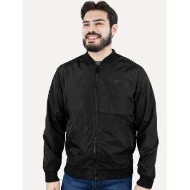 Imagem de Jaqueta Ellus Masculina Nylon Light Bomber Pocket Preta-Masculino