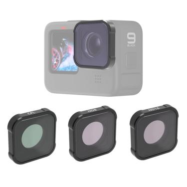 Imagem de Kit Filtros CPL+ND8/16 June Star para GoPro 12/11/10 e 9 Black