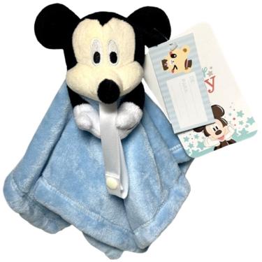 Imagem de Naninha De Pelúcia Boneco Ratinho Menino Mickey Mouse - Azul - Bebês E Crianças - Disney Baby