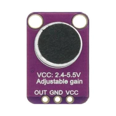 Imagem de Módulo Sensor De Som Para Arduino MAX4466 MAX9814 Interruptor De Contr