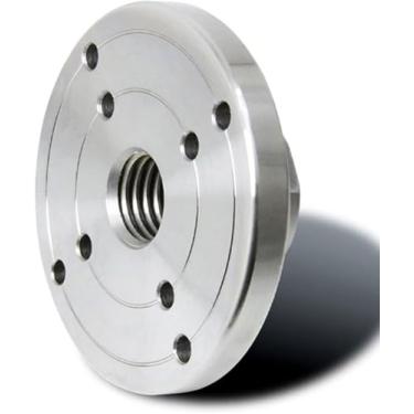 Imagem de Placa Frontal De Torno De Madeira, Mandril De Torno, 2 3 4 6 Placa Frontal De Torno De Madeira, Flange De Mandril De Torno De Madeira Com Rosca De Aço Prateado Para Acessório, 100mm 1inchx8tpi