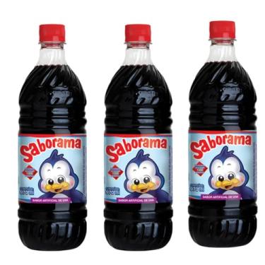 Imagem de Base Líquida Concentrada Sorvetes, Gelinhos, Raspadinhas Kit 3 Potes (Uva)