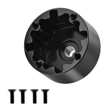 Imagem de Dynwave Caixa de engrenagens diferencial aprimorada para carros de modelismo RC, com conexões robustas para veículos elétricos de alta velocidade, Preto