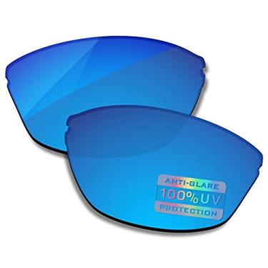 Imagem de Bowyer Lentes de reposição polarizadas para óculos de sol Maui Jim Hot Sands MJ426 - Espelhado azul surf