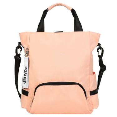 Imagem de Bolsa Mochila Lily 2 em 1 Antifurto Pink - Posher