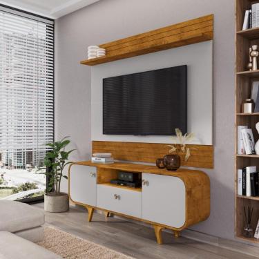 Imagem de Jogo Painel E Rack Getafe Naturalle Off White